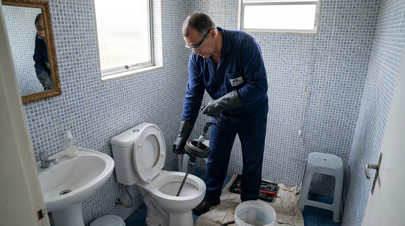Desentupimento de vaso profissional em Piedade, Jaboatão dos Guararapes‑PE